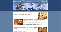 Desktop Screenshot of penzionexclusive.sk